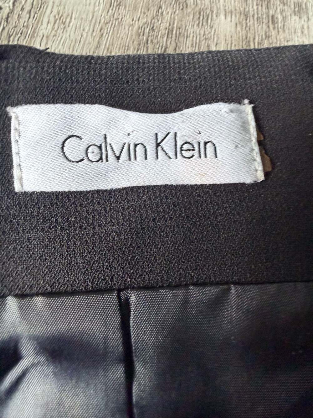 Calvin Klein Women's Black Sleeveless Sheath Dress with Belt - Picture 2 of 8